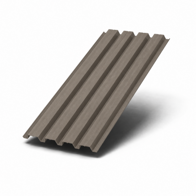 Профнастил Н-60 покрытие ECOSTEEL матовый Серый дуб-0,5